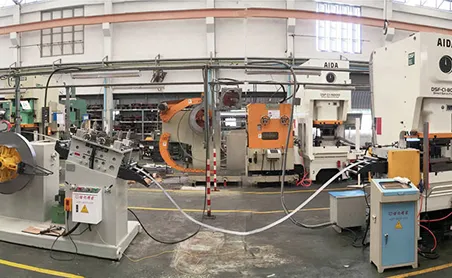 Revolutionizing Stamping Production: The Two-in-One Decoiling, Leveling & Feeding Stamping Line
