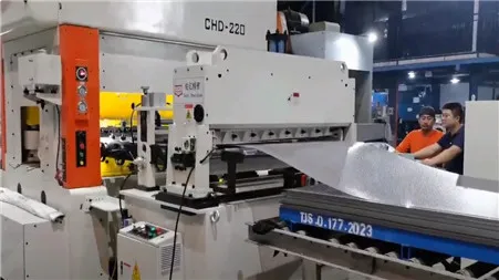 1400 mm wide coil 2 in 1 decoiler straightener & servo feeder line for mesh stamping