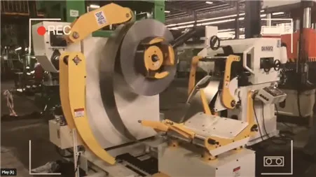 3 in 1 NC coil Decoiler Straightener & Feeder