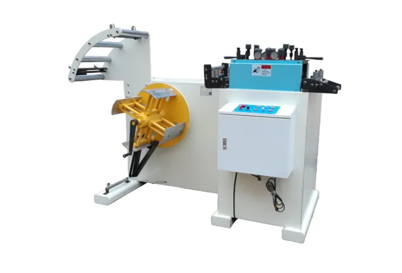 JMGO Type Precision 2 In 1 Uncoiler Leveler For Sheet Thickness:  0.1-1.2mm