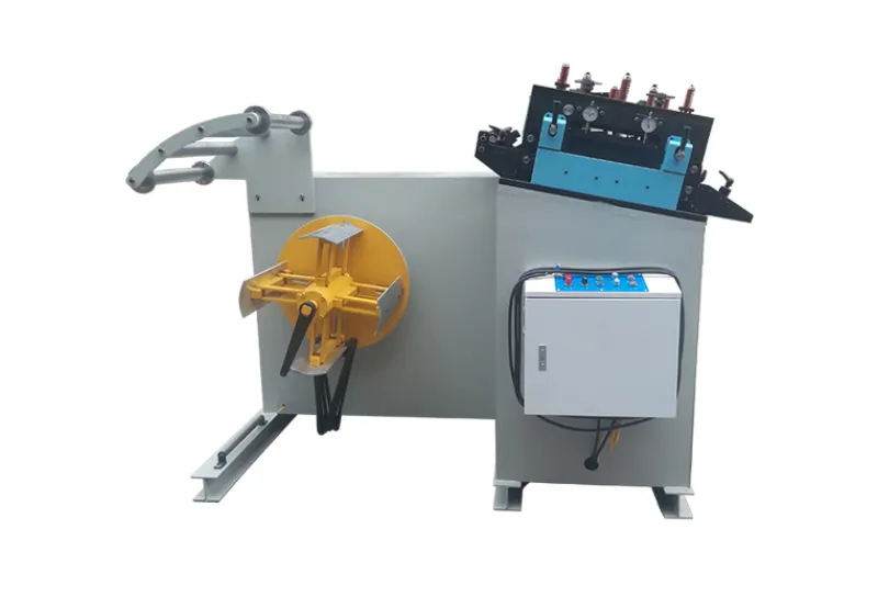 JMGO Type Precision 2 In 1 Uncoiler Leveler For Sheet Thickness:  0.1-1.2mm