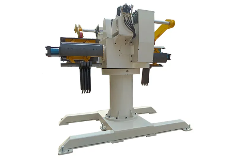 KHT Series Dual-Station Decoiler/Uncoiler - Motorized & Idler Options for Metal Coil Processing