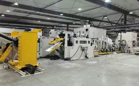 High-Precision Fineblanking Feeding Line for Thick Plate Coil Processing
