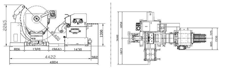 3 in1 Decoiler Leveler Feeder For Thick Plate（0.6-6.0mm）