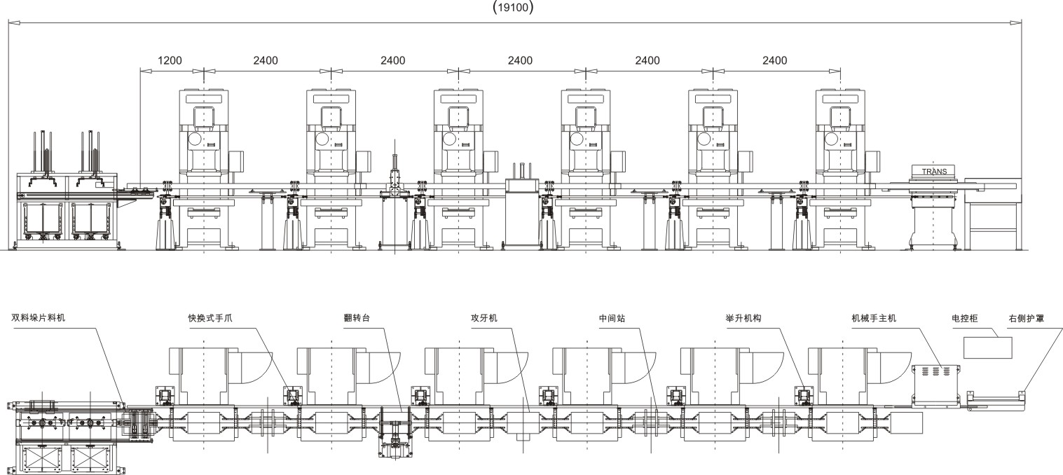 TSD Multi-Press Transfer Robot