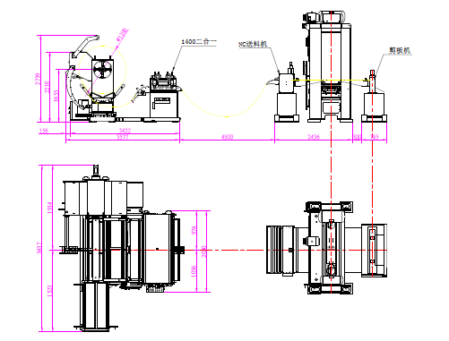Cut to Length Line for Perforated Metal Sheets